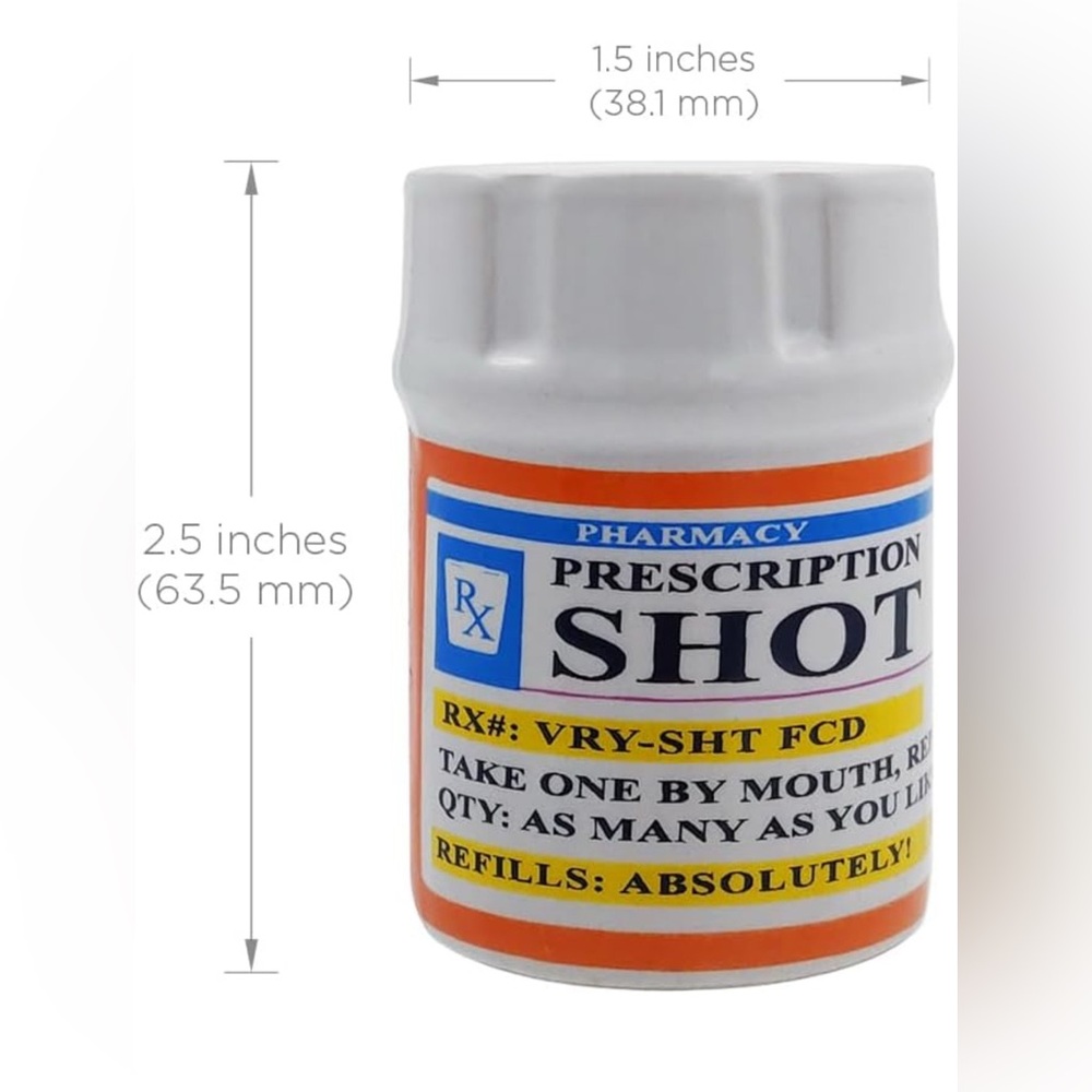 Novelty Prescription Shot Glasses
